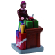 Figurine femme qui emballe les cadeaux LEMAX