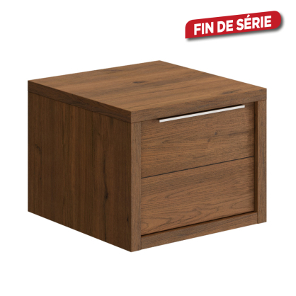 Meuble d'appoint Sorento avec 1 tiroir chêne cognac 40 cm ALLIBERT