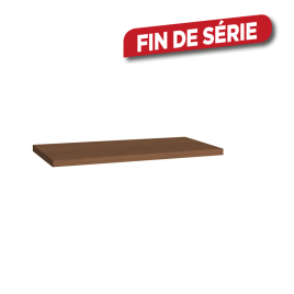 Plan stratifié Sorento chêne cognac 80 cm ALLIBERT