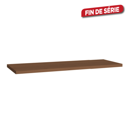 Plan stratifié Sorento chêne cognac 120 cm ALLIBERT