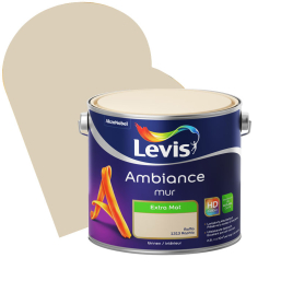 Peinture murale Ambiance Raphia extra mat 2,5 L LEVIS