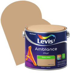 Peinture murale Ambiance Camel extra mat 2,5 L LEVIS