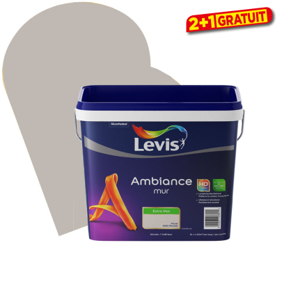 Peinture murale Ambiance Flanelle extra mat 5 L LEVIS