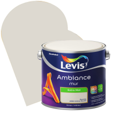 Peinture murale Ambiance Crème Glacée extra mat 2,5 L LEVIS