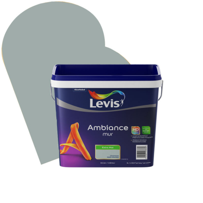 Peinture murale Ambiance Citronelle extra mat 5 L LEVIS