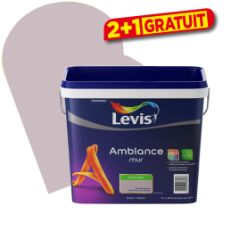 Peinture murale Ambiance Fleur de Cerise extra mat 5 L LEVIS