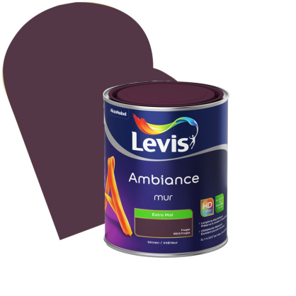 Peinture murale Ambiance Fragile extra mat 1 L LEVIS