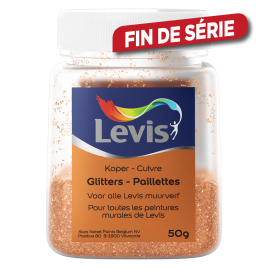 Paillettes additifs de peinture murale bronze 50 g LEVIS