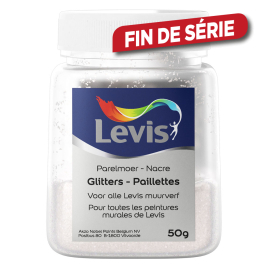 Paillettes additifs de peinture murale nacre 50 g LEVIS