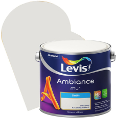 Peinture murale Ambiance Requin Blanc satiné 2,5 L LEVIS