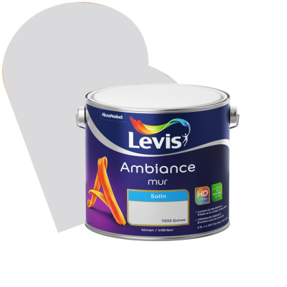 Peinture murale Ambiance Quinoa satiné 2,5 L LEVIS