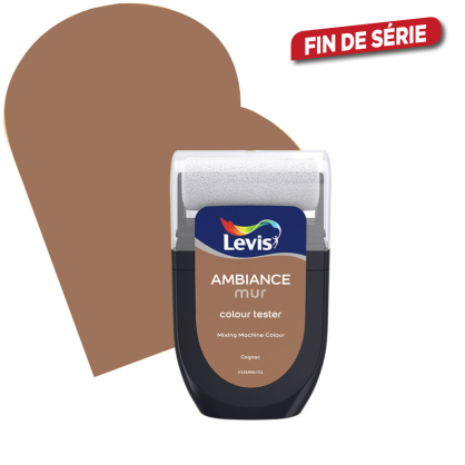 Testeur peinture murale Ambiance Cognac 30 ml LEVIS