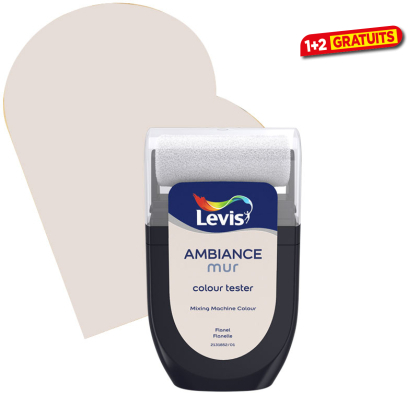 Testeur peinture murale Ambiance Flanelle 30 ml LEVIS