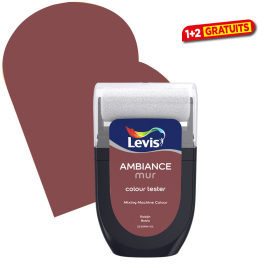 Testeur peinture murale Ambiance Rubis 30 ml LEVIS