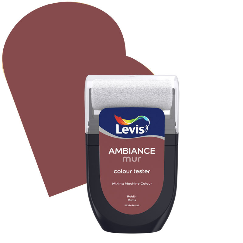 Testeur peinture pour murs Ambiance rubis 0,03 L LEVIS