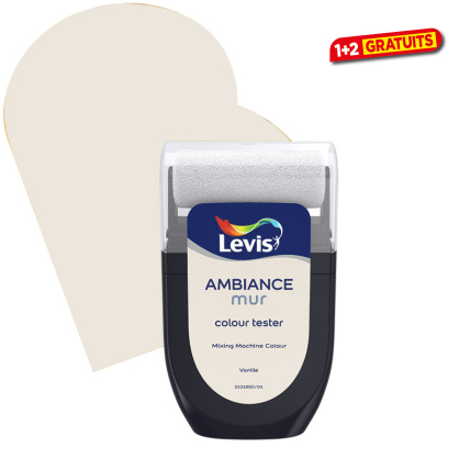 Testeur peinture murale Ambiance Vanille 30 ml LEVIS