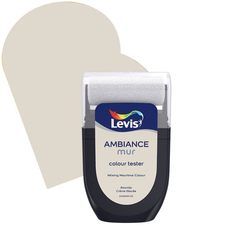 Testeur peinture pour murs Ambiance crème glacée 0,03 L LEVIS