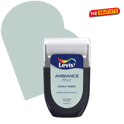 Testeur peinture murale Ambiance Citronelle 30 ml LEVIS