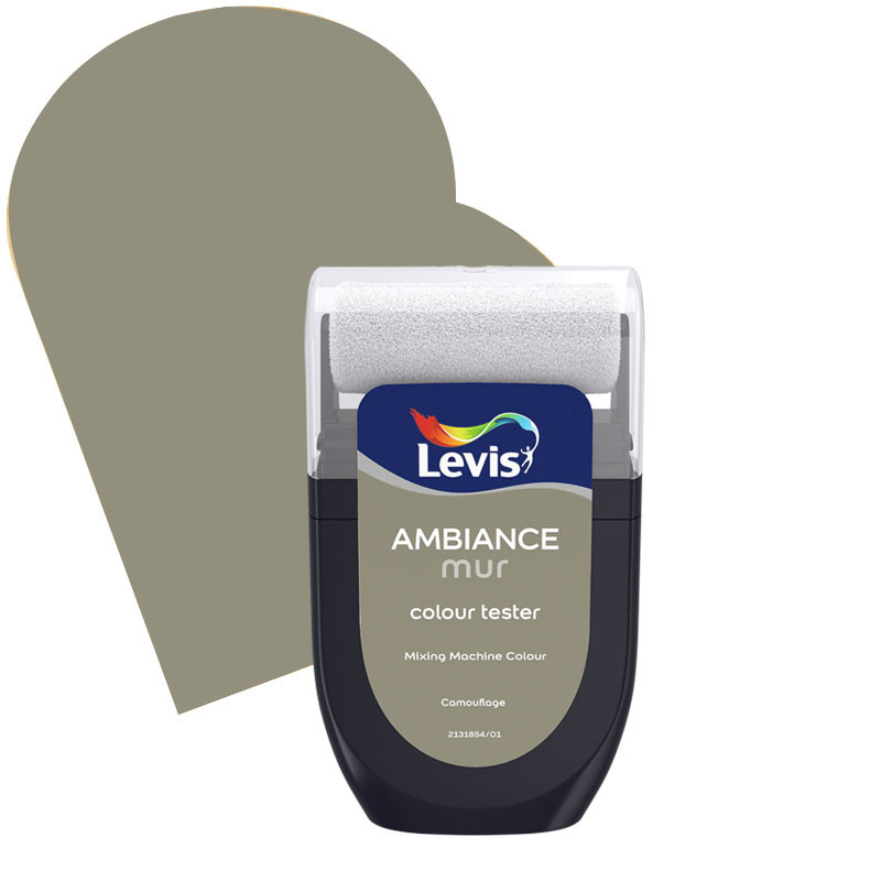 Testeur peinture pour murs Ambiance camouflage 0,03 L LEVIS