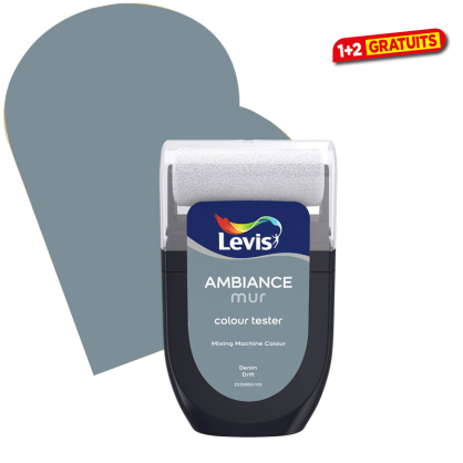 Testeur peinture murale Ambiance Denim Drift 30 ml LEVIS