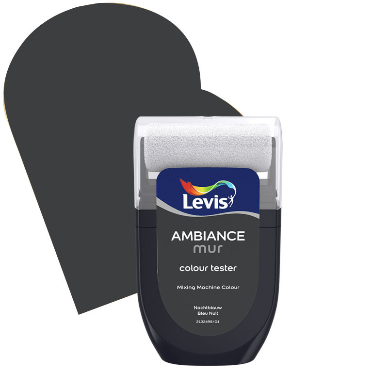 Testeur peinture pour murs Ambiance bleu nuit 0,03 L LEVIS