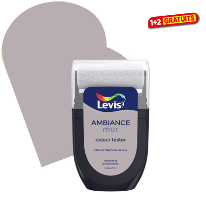 Testeur peinture murale Ambiance Bois de Rose 30 ml LEVIS