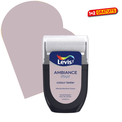 Testeur peinture murale Ambiance Fleur de Cerisier 30 ml LEVIS