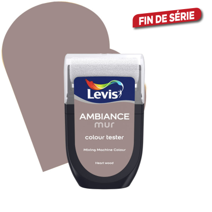 Testeur peinture murale Ambiance Heart Wood 30 ml LEVIS