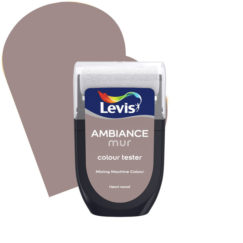 Testeur peinture pour murs Ambiance heart wood 0,03 L LEVIS