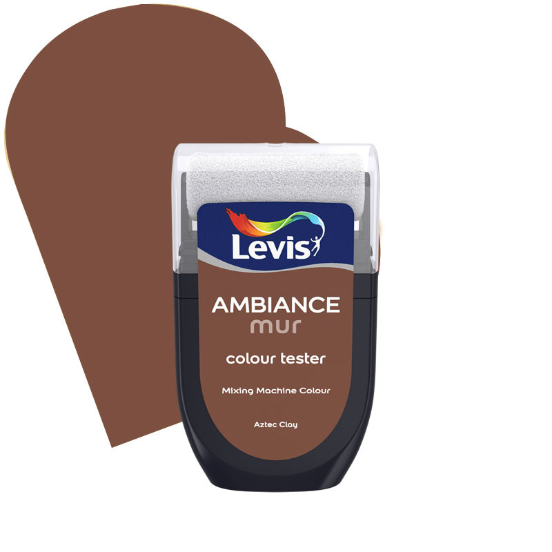 Testeur peinture pour murs Ambiance aztec clay 0,03 L LEVIS