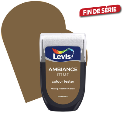 Testeur peinture murale Ambiance Brass Band 30 ml LEVIS