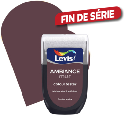 Testeur peinture murale Ambiance Cranberry Juice 30 ml LEVIS