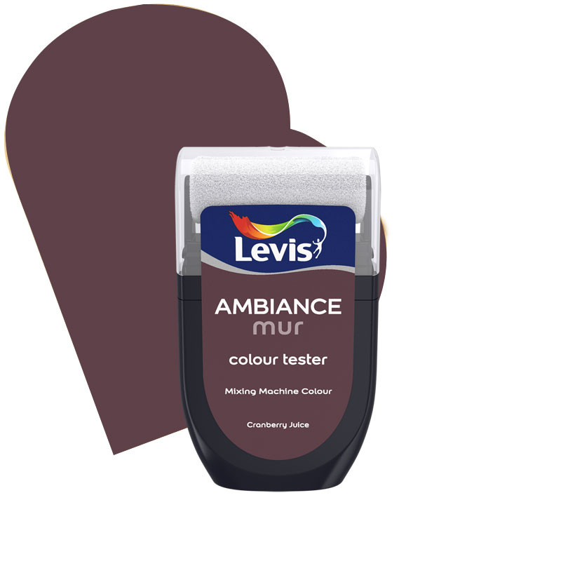 Testeur peinture pour murs Ambiance cranberry juice 0,03 L LEVIS