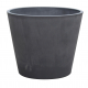 Pot conique Charcoal Woodstone Ø 31 x 25 cm