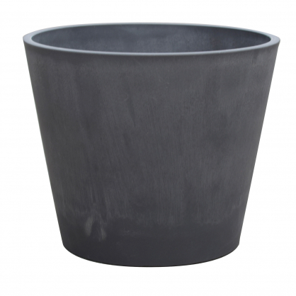 Pot conique Charcoal Woodstone Ø 50 x 41 cm