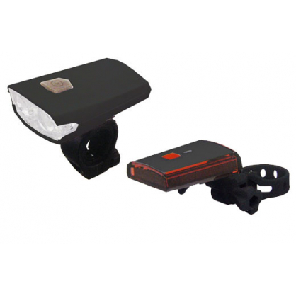 Set d'éclairage pour vélo Muon rechargeable par USB