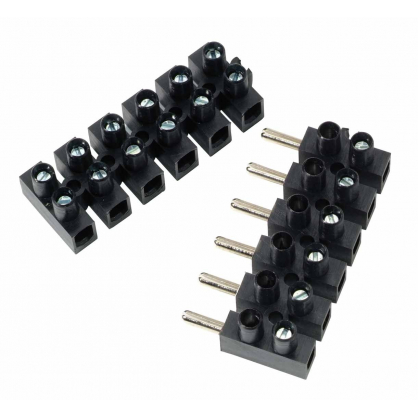 Barrette de connexion avec fiche 2,5 mm noir PROFILE