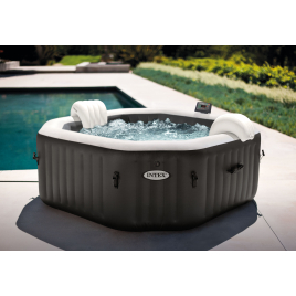 PureSpa octogonal Jets & Bulles 4 personnes Ø 2,01 x 0,71 m INTEX