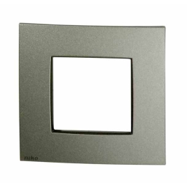 Plaque de recouvrement Intense simple bronze NIKO