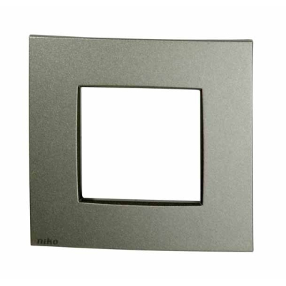 Plaque de recouvrement Intense simple bronze NIKO