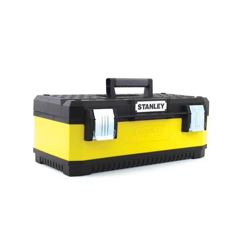 Coffre à outils, Essential, plateau amovible, noir et jaune, 12,5 de  STANLEY