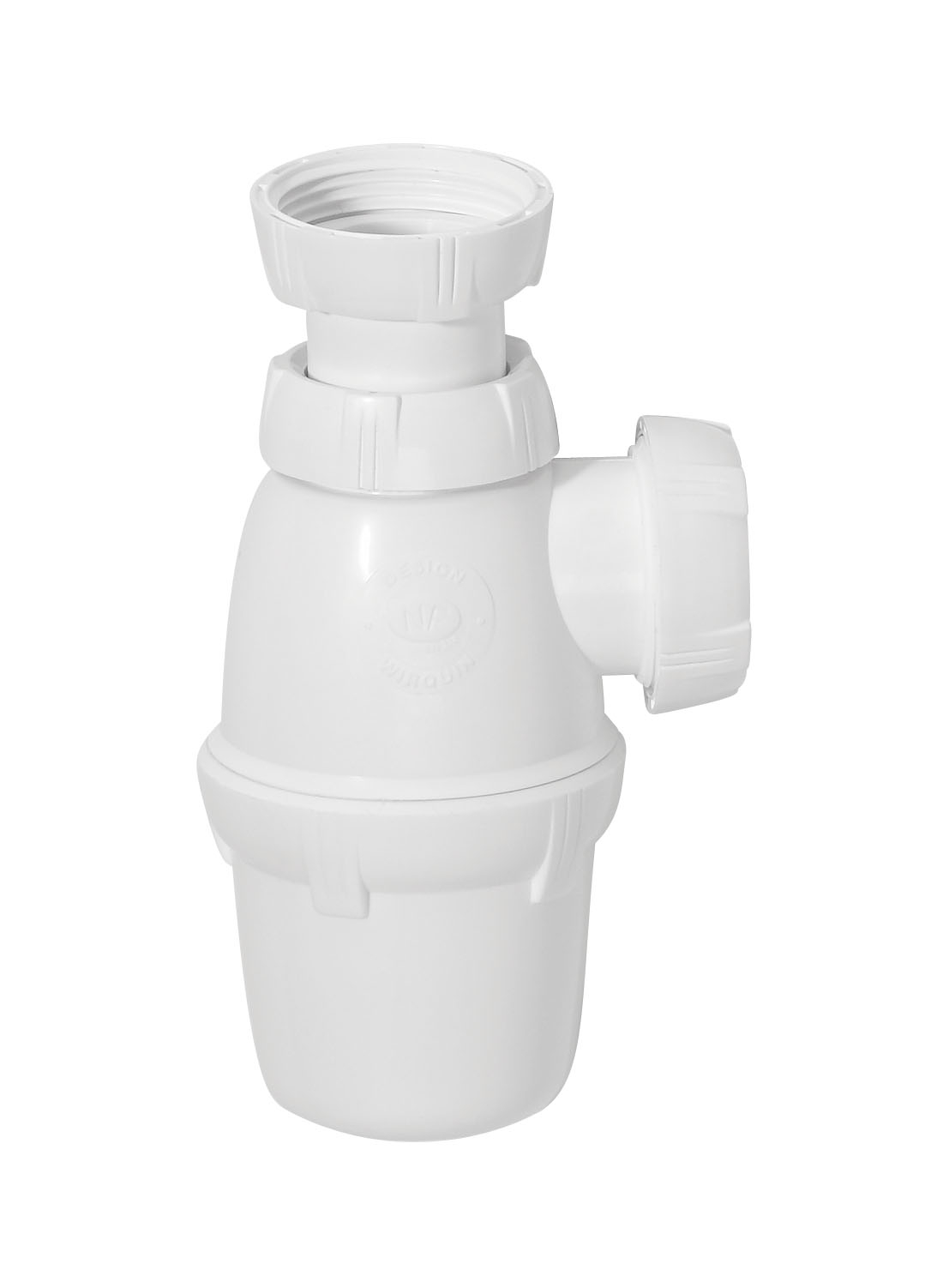 Siphon lavabo plastique réglable blanc - sortie D.32mm 