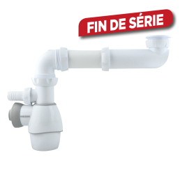 Siphon universel Tout-en-1 déporté Ø 32-40 mm INVENTIV