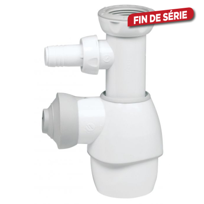 Siphon universel Tout-en-1 blanc INVENTIV