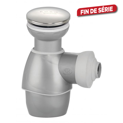 Bonde et siphon Tout-en-1 pour lavabo INVENTIV