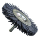 Brosse circulaire avec fil en nylon bleu ø 100 mm grain 120