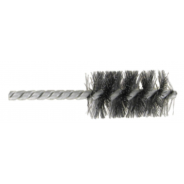 Brosse cylindrique avec fil en acier ondulé ø 20 mm