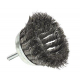 Brosse coupe avec fil en acier torsadé ø 75 mm