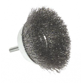 Brosse coupe avec fil en inox ø 75 mm