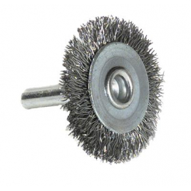 Brosse circulaire avec fil en acier ondulé ø 38 mm